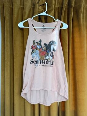 SeaWorld Pink Graphic Tank Top